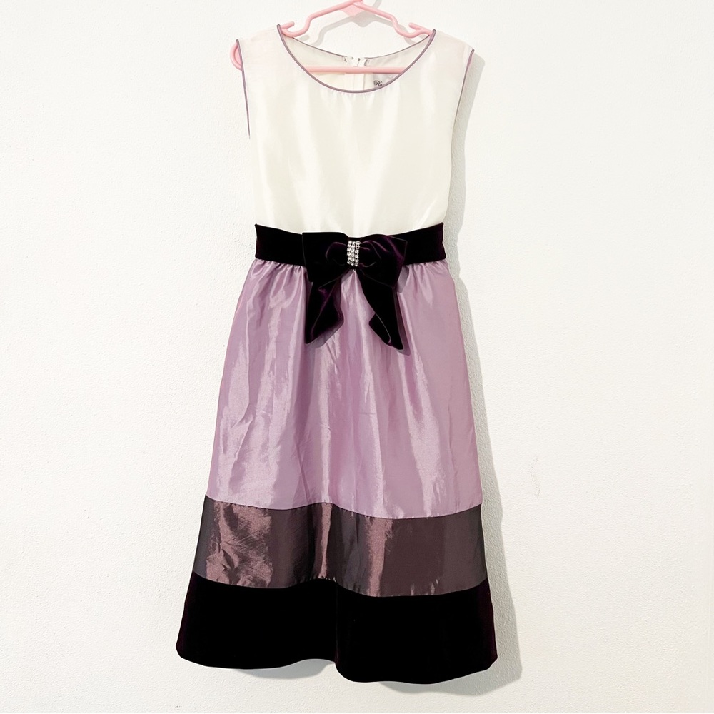 Rare Editions Sleeveless Purple Toned Dress-Girls Size 8